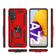 Páncélozott telefontok a Samsung Galaxy A72 5G, Nox Case Ring, kék