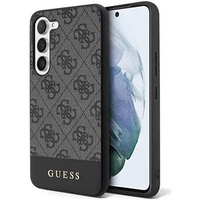 GUESS Telefontok a Samsung Galaxy S24+ Plus, 4G Bottom Stripe, szürke