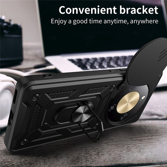 CamShield Slide páncélozott tok kameraborítóval és gyűrűvel Honor Magic 8 Lite készülékhez