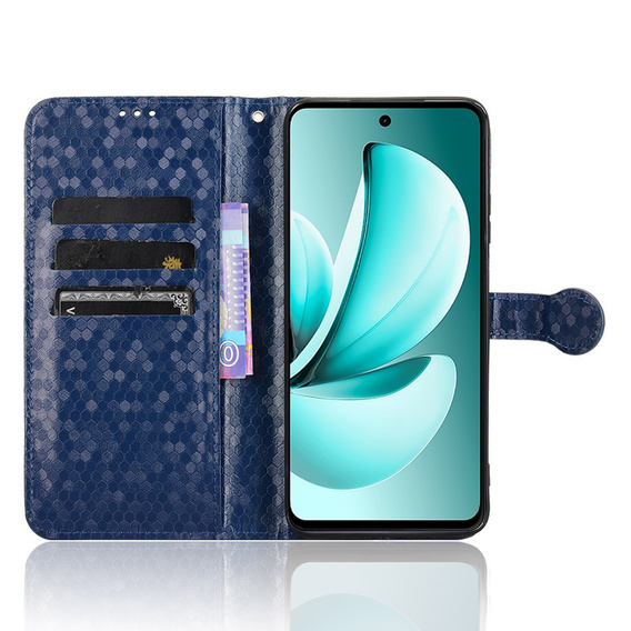 Flap tok Realme C71, Wallet Rhombus, kék
