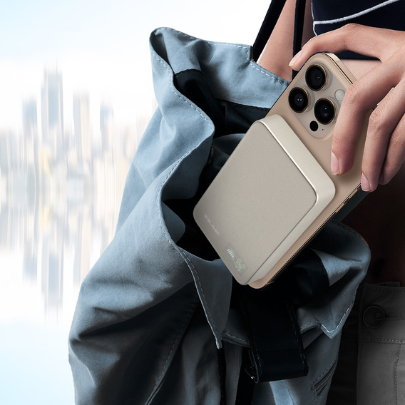 Power Bank 10000mAh Slim 22.5W MagSafe 3 az 1-ben iPhone 12-17, AirPods, Apple Watch és okostelefonok számára induktív töltéssel