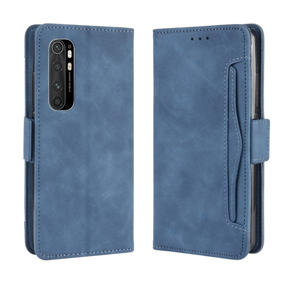 Pattintható tok a Xiaomi Mi Note 10 Lite, Card Slot, kék