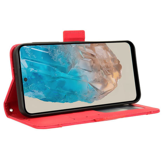 Pattintható tok a Samsung Galaxy M35, Card Slot, piros
