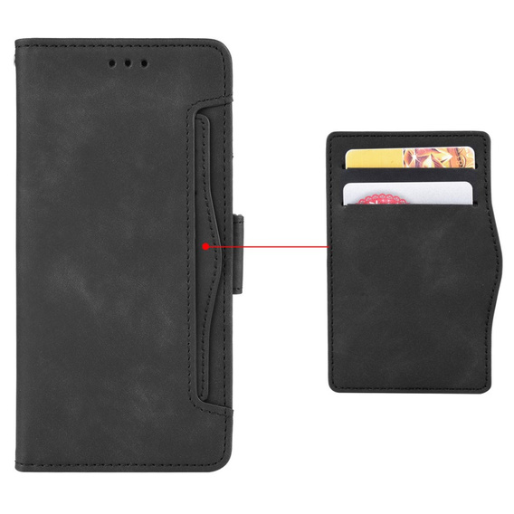 Pattintható tok a Xiaomi 14 Ultra, Card Slot, fekete