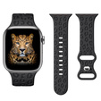 Szilikon szíj az Apple Watch 1/2/3/4/4/5/6/7/8/9/10/SE 38/40/41/42mm-es órájához.