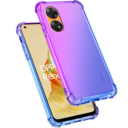 Tok Oppo Reno8 T, Gradient Dropproof, Lila / kék