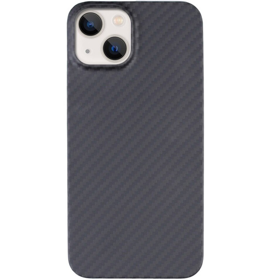 Tok iPhone 13, Aramid Fiber Cover, fekete