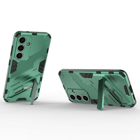 Tok Samsung Galaxy A36 5G, Military kickstand, zöld
