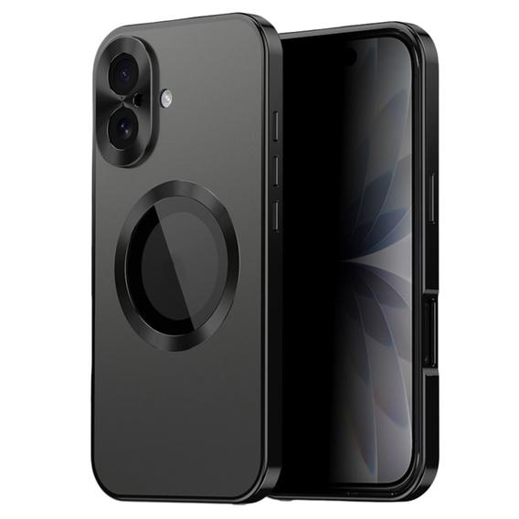 MagSafe-kompatibilis tok iPhone 17-hez, magánéletet védő üveggel