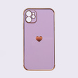 Telefontok a Apple iPhone 11, Electro heart, lila