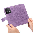 Pattintható tok a Xiaomi Redmi Note 13 5G, Mandala, lila