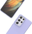 Telefontok a Samsung Galaxy S21 Ultra, Silicone Lite, levendula