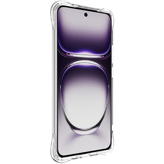 IMAK Telefontok a Oppo Reno 12 5G, Stripe Dropproof, átlátszó