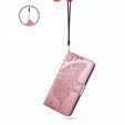 Pattintható tok a Motorola Moto G86 Power 5G, Butterfly, rózsaszín rose gold