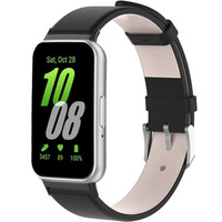 Bőrszíj Samsung Galaxy Fit 3 készülékhez, fekete