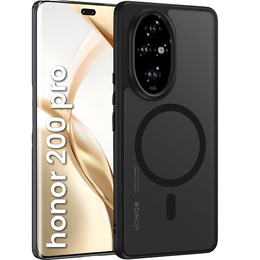 Tok Honor 200 Pro-hoz, MagSafe, ERBORD Matt Case, fekete