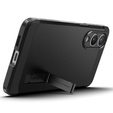 Spigen tok Samsung Galaxy S25 Edge készülékhez, Tough Armor Mag Mag MagSafe, fekete + 9H edzett üveg