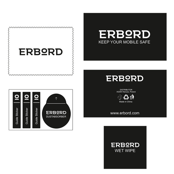 2x edzett üveg a Samsung Galaxy S10E, ERBORD 3D teljes képernyő