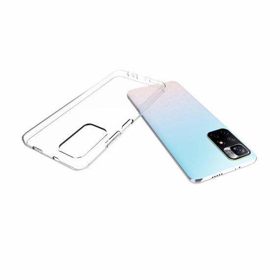 Vékony tok a Xiaomi Poco M4 Pro 5G / Redmi Note 11S 5G, Slim, átlátszó