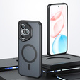 Tok Honor 400 Pro 5G-hoz, MagSafe, ERBORD Matt Case, fekete + képernyőüveg