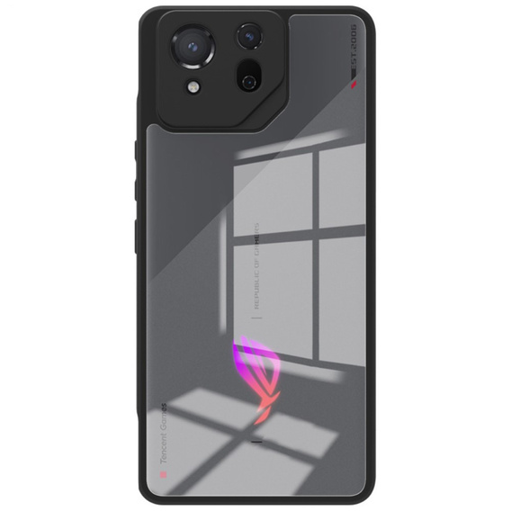 IMAK tok ASUS ROG Phone 8 Pro, UX-9A Series, átlátszó / fekete