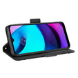 Pattintható tok a Motorola Moto E20/E30/E40, Card Slot, fekete
