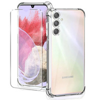 Tok Samsung Galaxy M34 5G, Anti-Shock, átlátszó + üveg 9H