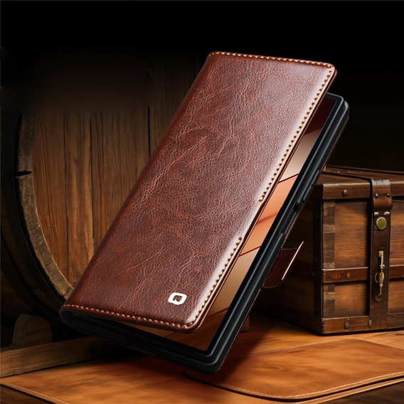 Bőr pénztárca tok állvány funkcióval Samsung Galaxy Z Fold7-hez