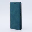 Telefontok a Xiaomi Redmi Note 12 4G, ERBORD Vintage, pénztárca patenttal, kék