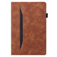 Tok Samsung Galaxy Tab A9+, Classic, tolltartóval, barna
