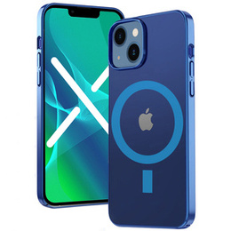 Telefontok a iPhone 13 mini, ERBORD Hybrid MagSafe Case, kék