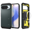 Spigen Tough Armor MagSafe tok a Google Pixel 10 Pro XL-hez, Abyss zöld