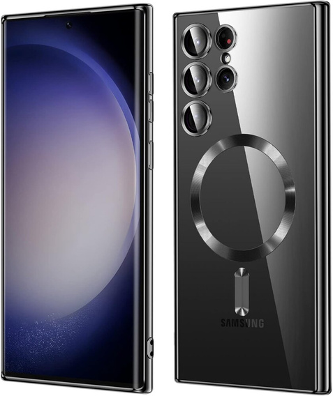 Telefontok a Samsung Galaxy S23 Ultra, MagSafe Hybrid, fekete