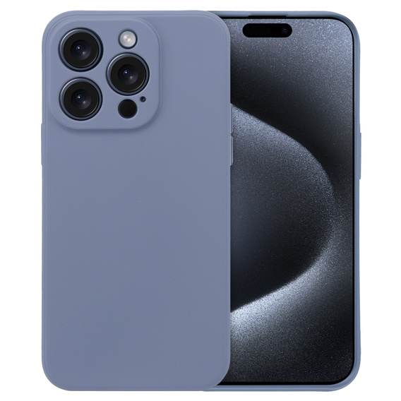 Telefontok a iPhone 15 Pro Max, Silicone Lite, levendula