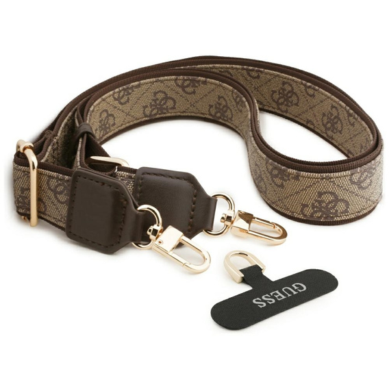 GUESS 4G Strass Logo MagSafe tok pánttal iPhone 17-hez