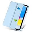 Tok iPad 10.9 2022 10 Gen, Smartcase Hybrid, tolltartó résszel, kék