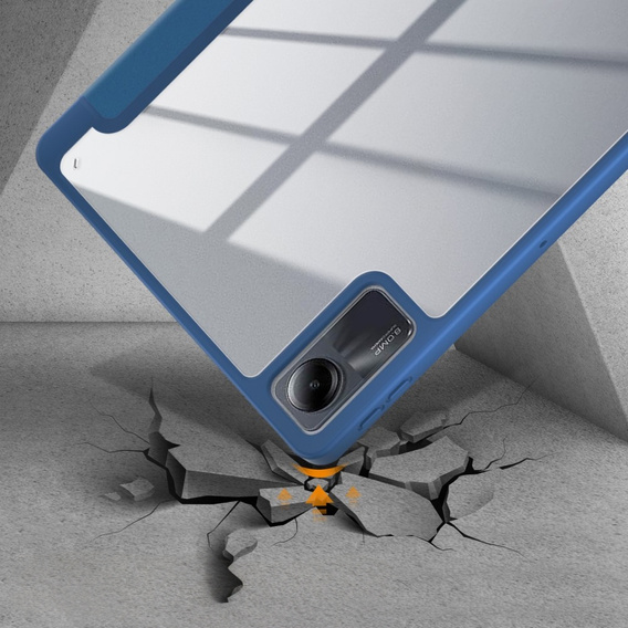 Tok Xiaomi Redmi Pad SE 11", Smartcase Hybrid, tolltartó résszel, kék