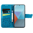 Pattintható tok a Xiaomi Redmi Note 13 Pro 5G, Butterfly, kék