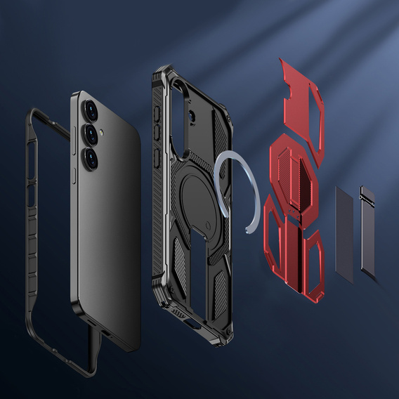 MagSafe-kompatibilis védőtok állvánnyal a Samsung Galaxy S25 FE készülékhez