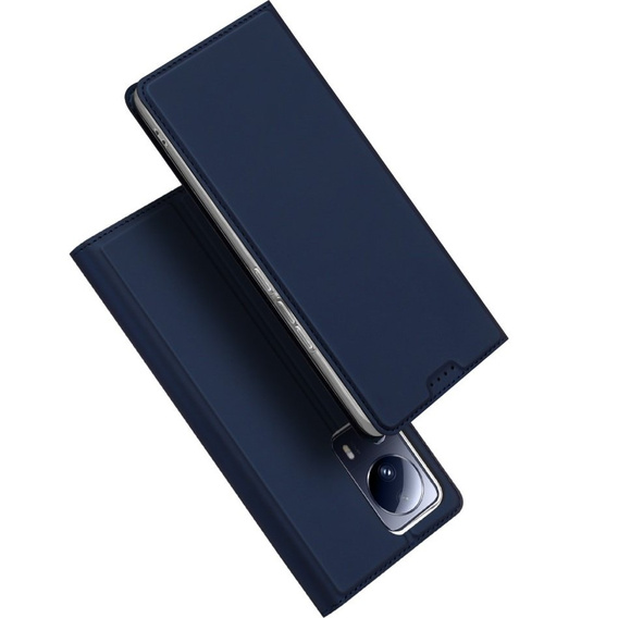 Dux Ducis Telefontok a Xiaomi 13 Lite, Skinpro, sötétkék