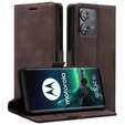Telefontok a Motorola Edge 40 Neo, ERBORD Vintage, pénztárca patenttal, kávé