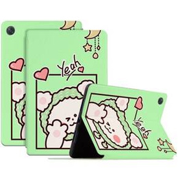 Pattintható tok Lenovo Tab M10 Plus 10.6 Gen 3 TB-125F TB-128F, green bear