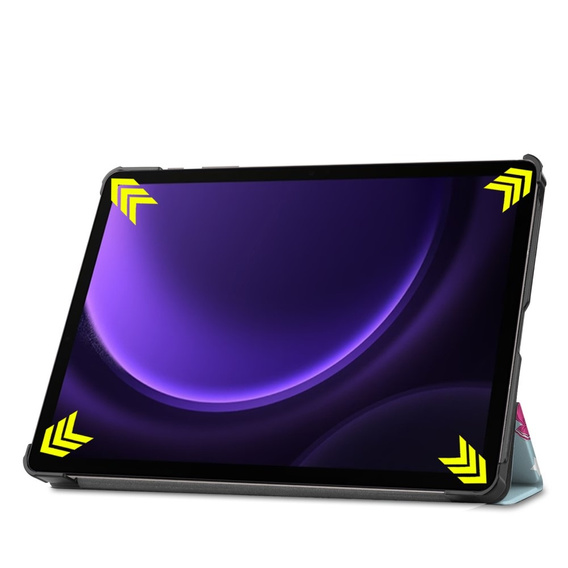 Tok Samsung Galaxy Tab S10 Lite / S10 FE / S9 FE, pánttal, unicorn
