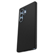 A Spigen tok Samsung Galaxy S25 Ultra, Liquid Air, fekete + 9H edzett üveghez