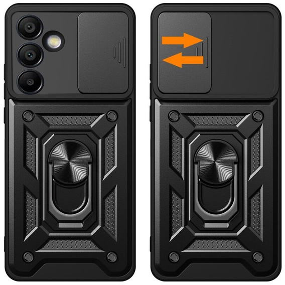 Telefontok a Samsung Galaxy S24 FE, CamShield Slide, fekete