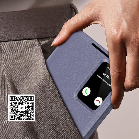 Flip tok Samsung Galaxy S24 FE, Smart View Wallet, levendula