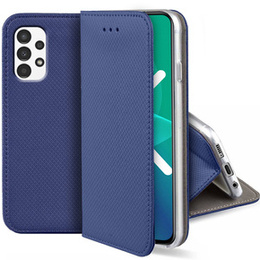 Pattintható tok a Samsung Galaxy A53 5G, Wallet Smart Magnet, kék