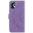 Pattintható tok a Motorola Moto G13 / G23, Mandala Flower, lila
