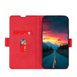 Pattintható tok a Motorola Edge 30 Neo 5G, Wallet Thin Magnet, piros