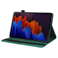 Tok Samsung Galaxy Tab S10 FE+ Plus, Classic, tolltartóval, fekete